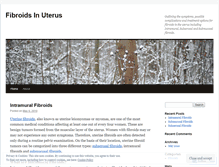 Tablet Screenshot of fibroiduterus.wordpress.com