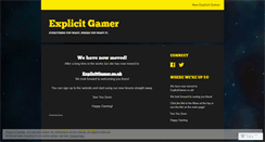 Desktop Screenshot of explicitgamer.wordpress.com