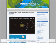 Tablet Screenshot of matemativerso.wordpress.com