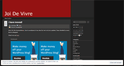 Desktop Screenshot of joidevivre.wordpress.com