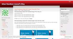 Desktop Screenshot of idhamdee.wordpress.com