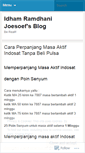 Mobile Screenshot of idhamdee.wordpress.com