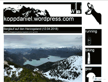 Tablet Screenshot of koppdaniel.wordpress.com