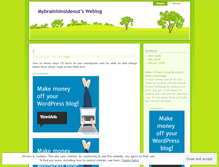 Tablet Screenshot of mybrainisinsideout.wordpress.com