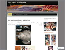 Tablet Screenshot of annsmithwatercolors.wordpress.com