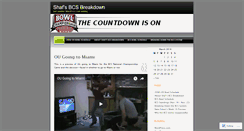 Desktop Screenshot of bcsbreakdown.wordpress.com