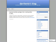 Tablet Screenshot of davitenio.wordpress.com