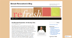 Desktop Screenshot of benoahrenovations.wordpress.com