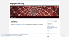 Desktop Screenshot of mightypixel.wordpress.com