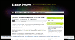 Desktop Screenshot of energiapanama.wordpress.com