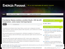 Tablet Screenshot of energiapanama.wordpress.com