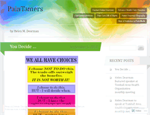 Tablet Screenshot of paintamers.wordpress.com