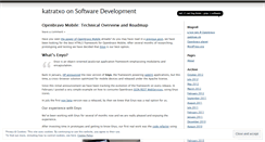 Desktop Screenshot of katratxo.wordpress.com