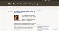 Desktop Screenshot of muscletesting4all.wordpress.com