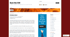 Desktop Screenshot of burnthewit.wordpress.com