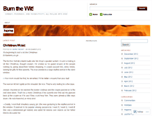 Tablet Screenshot of burnthewit.wordpress.com