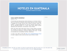 Tablet Screenshot of hotelesenguate.wordpress.com