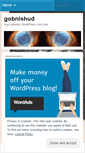 Mobile Screenshot of gobnishud.wordpress.com