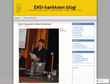 Tablet Screenshot of ensihanke.wordpress.com