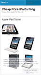Mobile Screenshot of cheappriceipad.wordpress.com