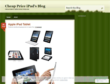 Tablet Screenshot of cheappriceipad.wordpress.com