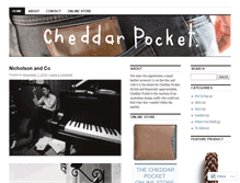 Tablet Screenshot of cheddarpocket.wordpress.com