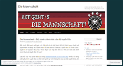 Desktop Screenshot of diemannschaft.wordpress.com