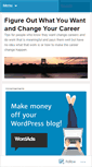 Mobile Screenshot of changeyourcareer.wordpress.com