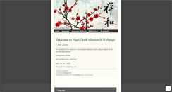 Desktop Screenshot of nigelthrift.wordpress.com