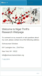 Mobile Screenshot of nigelthrift.wordpress.com