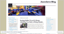 Desktop Screenshot of janeslaw.wordpress.com