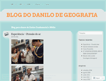 Tablet Screenshot of blogdodanilodegeografia.wordpress.com