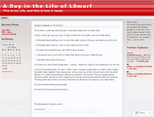 Tablet Screenshot of lsmurf.wordpress.com