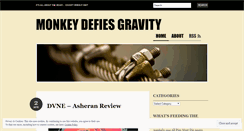 Desktop Screenshot of monkeydefiesgravity.wordpress.com