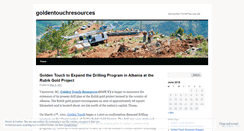 Desktop Screenshot of goldentouchresources.wordpress.com