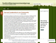 Tablet Screenshot of leadershipempowermentgroup.wordpress.com
