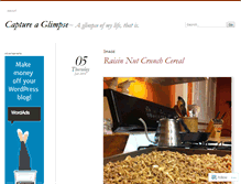 Tablet Screenshot of captureaglimpse.wordpress.com