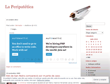 Tablet Screenshot of laperipatetica.wordpress.com