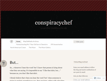 Tablet Screenshot of conspiracychef.wordpress.com