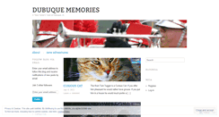 Desktop Screenshot of dubuquememories.wordpress.com