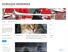 Tablet Screenshot of dubuquememories.wordpress.com