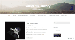 Desktop Screenshot of boundlessjourney.wordpress.com