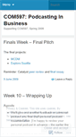 Mobile Screenshot of podcastbiz.wordpress.com