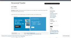 Desktop Screenshot of occasionaltraveler.wordpress.com