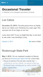 Mobile Screenshot of occasionaltraveler.wordpress.com