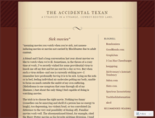 Tablet Screenshot of accidentaltexan.wordpress.com