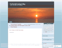 Tablet Screenshot of funfamilycruising.wordpress.com