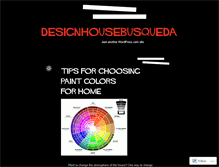 Tablet Screenshot of designhousebusqueda.wordpress.com