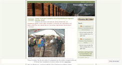 Desktop Screenshot of nonviolentmigration.wordpress.com