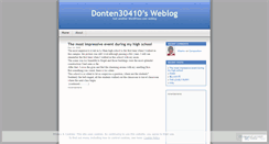 Desktop Screenshot of donten30410.wordpress.com